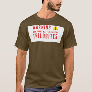 Warntrilobiten Waffeln lustige geologische Redewen T-Shirt