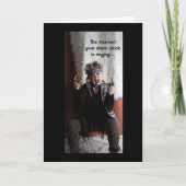 Warnuhr pingelt jeden Morgen auf der Karte (Vorderseite)