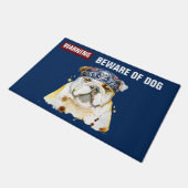 Warnung - 24 Zoll x 36 Zoll Fußmatte (Schrägansicht)