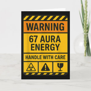 Warnung 67 Aura Energie Vorsichtig Behandeln Sigma Karte