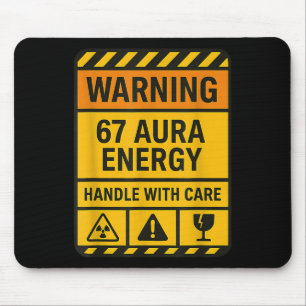 Warnung 67 Aura Energie Vorsichtig Behandeln Sigma Mousepad