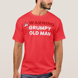 Warnung Alter Mann Lustiger alter Mann Spruch Gro T-Shirt