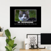 Warnung an alle Vorgesetzten und Anwälte [XL] Poster (Heimbüro)