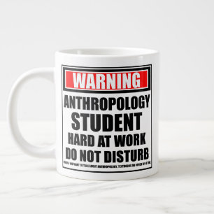 Warnung an Anthropologen Jumbo-Tasse