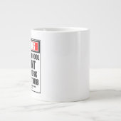 Warnung an den technischen Schulschüler Jumbo-Tasse (Vorderseite)