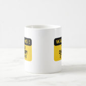 Warnung an einen tired Chemistry Student Kaffeetasse (Mittel)