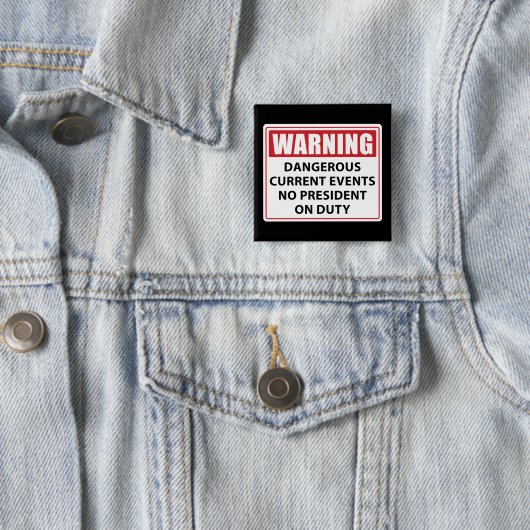 Warnung an keinen Präsidenten Button (Beispiel)