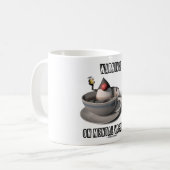Warnung! Auf Geistesferien (Kaffeetasse Kaffeetasse (Vorderseite Links)