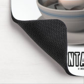 Warnung! Auf Geistesferien (Kaffeetasse Mousepad (Ecke)