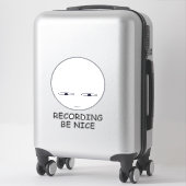 WARNUNG AUFKLEBER (Koffer)