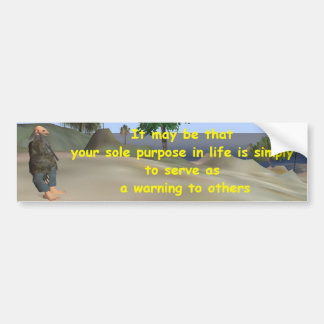 Warnung Autoaufkleber