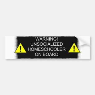 Warnung! Autoaufkleber