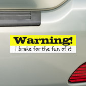 Warnung! Autoaufkleber (Auf Auto)