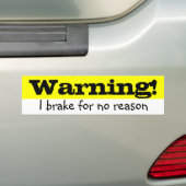 Warnung! Autoaufkleber (Auf Auto)