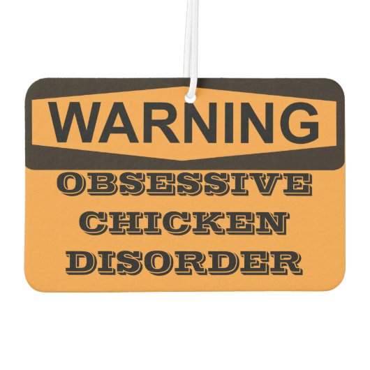 WARNUNG AUTOLUFTERFRISCHER (Rückseite)