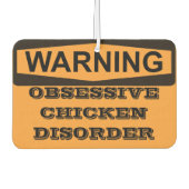 WARNUNG AUTOLUFTERFRISCHER (Vorderseite)