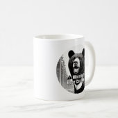 Warnung Bärenland Kaffeetasse (VorderseiteRechts)