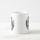 Warnung Bärenland Kaffeetasse (Mittel)