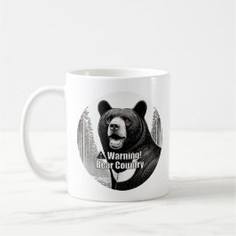 Warnung Bärenland Kaffeetasse