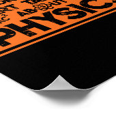 Warnung beginnt spontan über Physik zu sprechen Poster (Ecke)