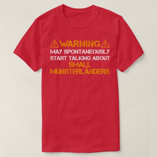 Warnung bei kleinen Männern T-Shirt (Design vorne)