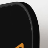 Warnung bei lustigen Zitaten: Handsome Smack Talk Pickleball Schläger (Linke Seite)