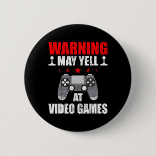 Warnung bei Videospielen Button