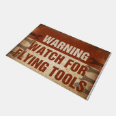 Warnung beim Flying-Tool Fußmatte (Schrägansicht)