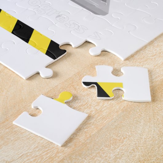 Warnung beim Programmieren im laufenden Computerpr Puzzle (Seite)