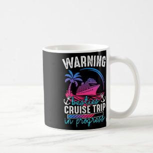 Warnung Besties Kreuzfahrt In Bearbeitung Tropisch Kaffeetasse