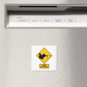 Warnung bewaffneter Eichhörnchen Magnet (In Situ (Geschirrspüler))