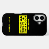 Warnung: Bogon Flux Case-Mate iPhone Hülle (Rückseite (Horizontal))