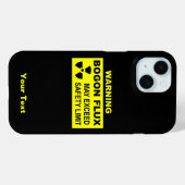 Warnung: Bogon Flux Case-Mate iPhone Hülle (Rückseite (Horizontal))