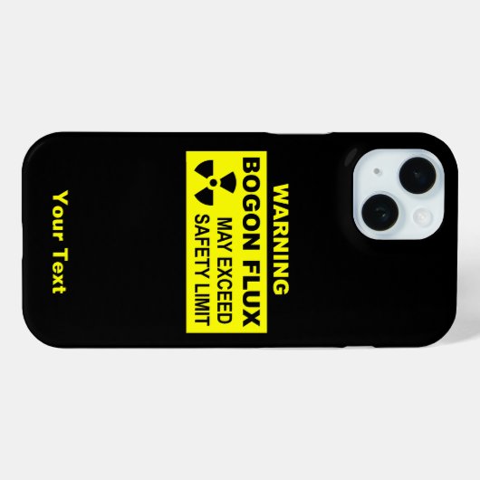 Warnung: Bogon Flux Case-Mate iPhone Hülle (Rückseite (Horizontal))