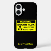 Warnung: Bogon Flux Case-Mate iPhone Hülle (Rückseite)