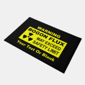 Warnung: Bogon Flux Fußmatte (Schrägansicht)