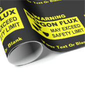 Warnung: Bogon Flux Geschenkpapier (Rolleneckpunkt)