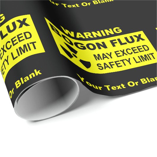Warnung: Bogon Flux Geschenkpapier (Rolleneckpunkt)