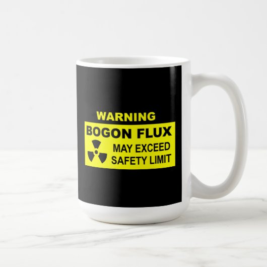 Warnung: Bogon Flux Kaffeetasse (Rechts)