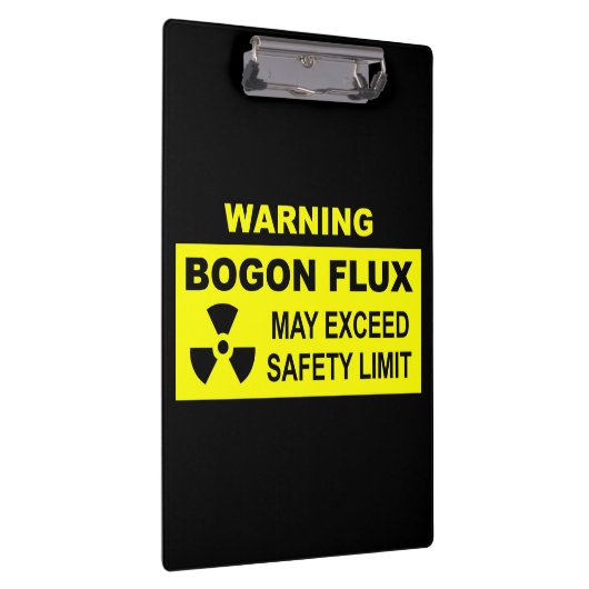 Warnung: Bogon Flux Klemmbrett (Rechts)