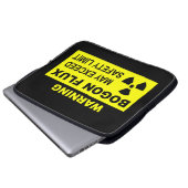 Warnung: Bogon Flux Laptopschutzhülle (Vorne Knopf)