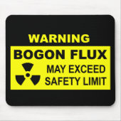 Warnung: Bogon Flux Mousepad (Vorne)