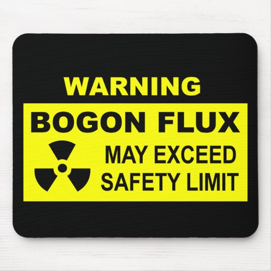 Warnung: Bogon Flux Mousepad (Vorne)
