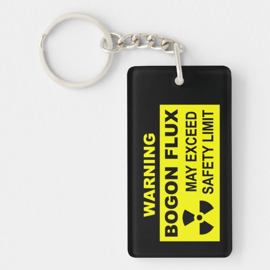 Warnung: Bogon Flux Schlüsselanhänger (Vorderseite)