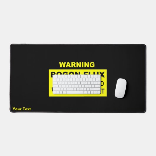 Warnung: Bogon Flux Schreibtischunterlage (Tastatur & Maus)