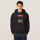 Warnung Bowling Addict Ahead Bowling Team Hoodie (Vorne ganz)