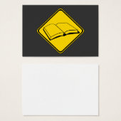 Warnung: Bücher stehen vor! (Vorne & Hinten)