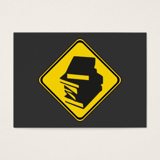 Warnung: Bücher stehen vor! (Vorderseite)