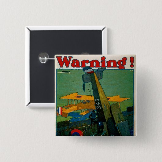 Warnung! Button (Vorne & Hinten)