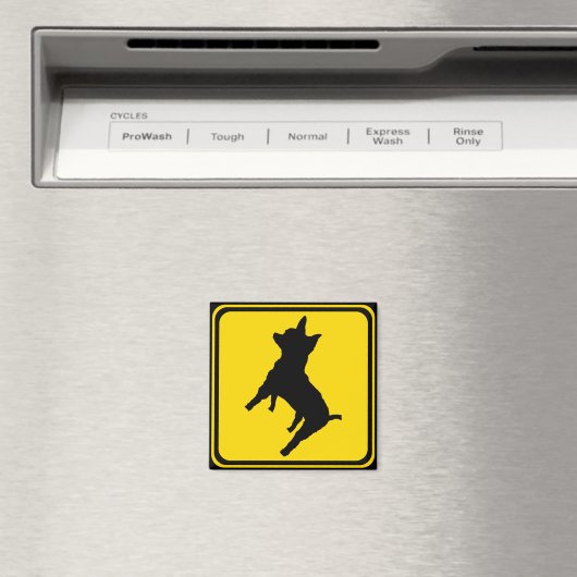 Warnung - Chihuahua Xing! Magnet (In Situ (Geschirrspüler))